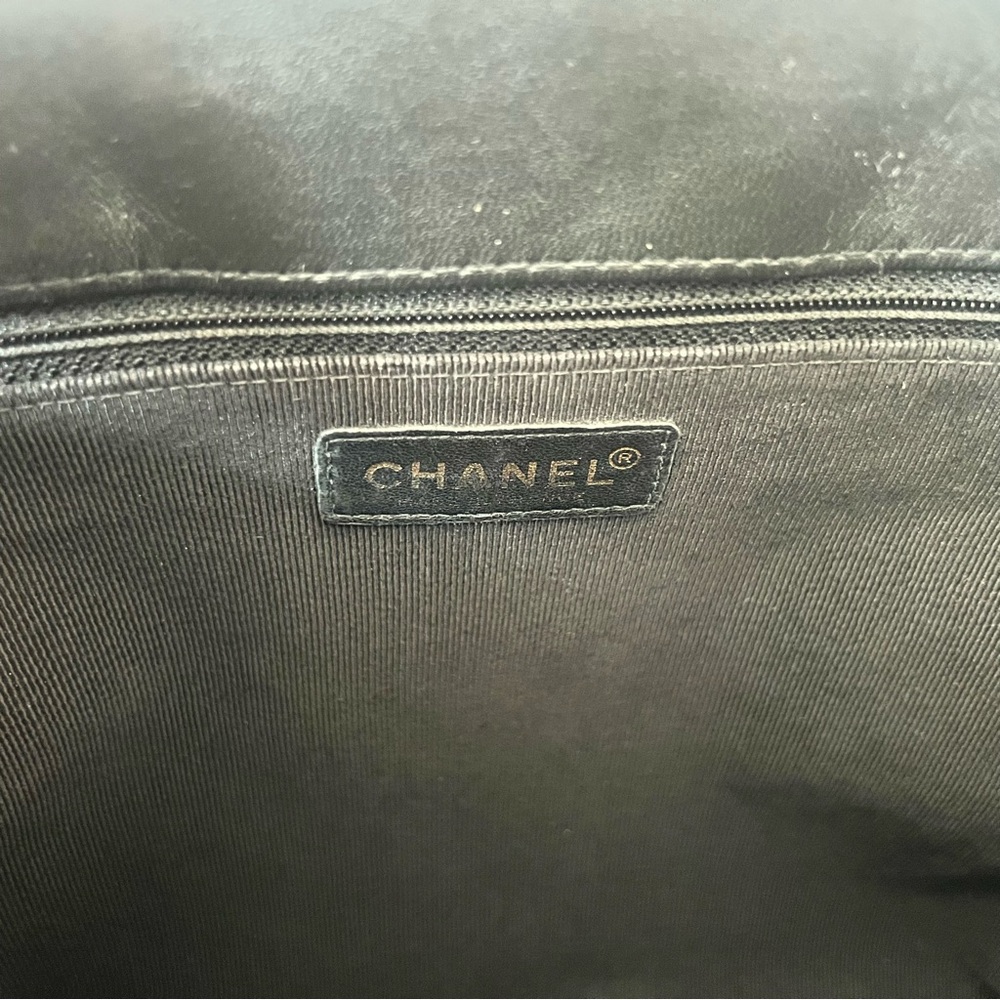 Vintage Chanel Black Lambskin Quilted Shoulder Bag Gold Hardware Authentic - Picture 6 of 12